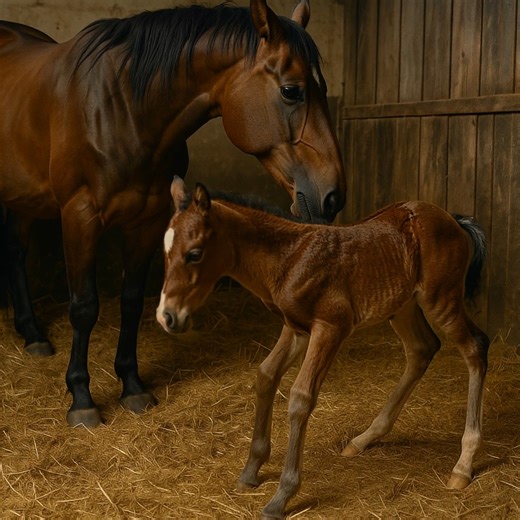 1K views · 22 reactions | Mother gently helps and encourages her foal to his feet, showing the passion and beauty of nature. #motherhood #MotherandBaby #horses #horselove #fblifestyle | Happy Horses & Equestrian Lovers | Facebook