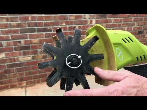 Sun Joe 24V Cordless Mini Tiller/Cultivator Weeder First Time Using & Review Lithium 2.0AH Battery