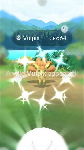 Found cute shiny Fox ✨ || Vulpix community day pokemon go #gaming #anime