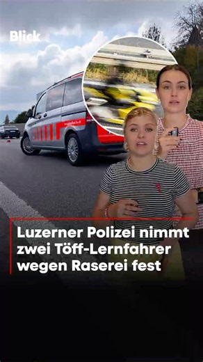 Fled at 246 km/h: Lucerne police catch two motorcycle speeders