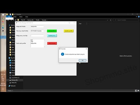Tool for Creating and Managing Chrome Profiles, Adding Proxies, and Randomizing User Agents