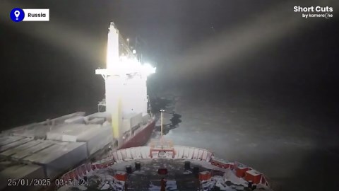 Russian nuclear icebreaker crashes into cargo ship it was sent to rescue