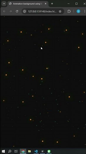 Space Background JS | Starry sky effect for your website