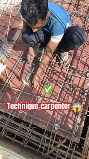 Construction Slab Column Rod ✅ Fixed with Binding Wire Perfectly #short #viral #trend #construction