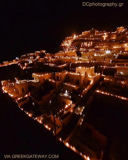 Beautiful Greek Easter Celebration in Santorini | DCphotography Video