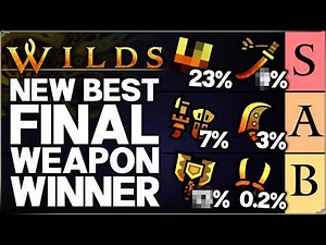 Monster Hunter Wilds - Final New Most Powerful Weapon Winner - Most Played & Weapons Ranking Guide!