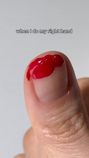 37K views · 113 reactions | Right-hand French nail hack at home ❤️...