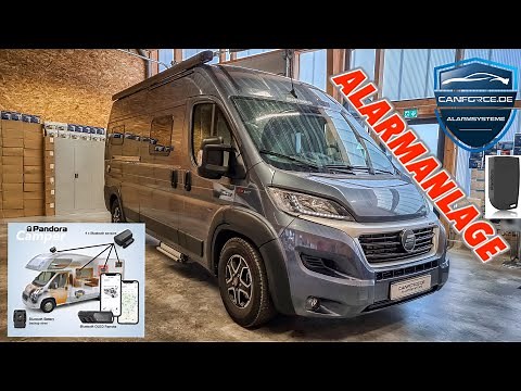 Alarmanlage im Mercedes Sprinter Hymer Grand Canyon Cross Over | Pandora Camper Pro Alarmsystem