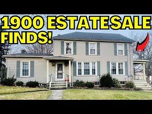 ESTATE SALE IN 124-YEAR-OLD GREAT LAKES HOME UNVEILS VINTAGE FINDS!