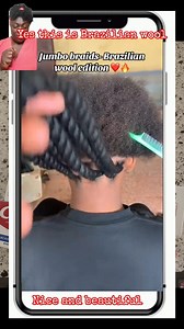 12K views · 53 reactions | Alot of hairstyle Brazilian wool can do. #videoviralシ #brazillianwool #hairdesigns #hairgoals #trendingpost #trendingstyles @stunning Rita | The Hair Haven | Facebook