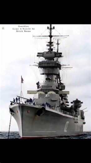 Ceremonial Role: The Sverdlov-class cruisers spent much of their careers performing ceremonial visits and diplomatic duties for the Soviet Navy, rather than engaging in combat. Stalin's Vision: Joseph Stalin envisioned a powerful blue-water Soviet Navy, including a large fleet of Sverdlov-class cruisers, for projecting power across the globe, though this vision was cut short by his death and the rise of the missile age. Obsolete Design: By the time the Sverdlov-class cruisers were completed, the