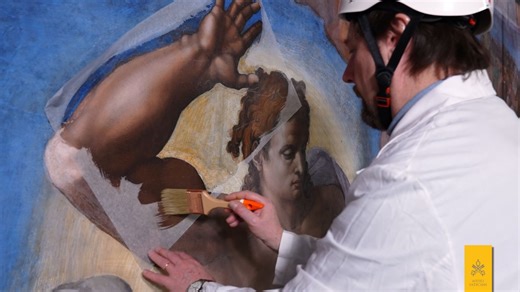 Dust, Salt, and Humidity: Cleaning Michelangelo's 'Last Judgement' - Rome Reports