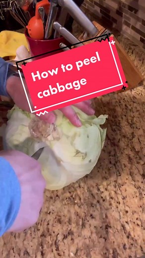Easy Cabbage Food Hack: Freeze and Peel Efficiently!