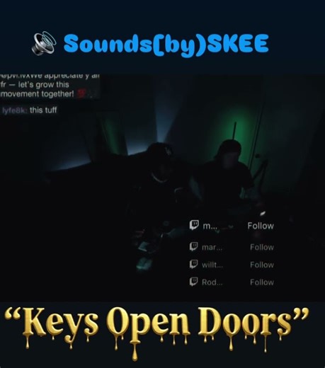 Twitch Streamer Reacts to “Keys Open Doors” by Sounds by SKEE