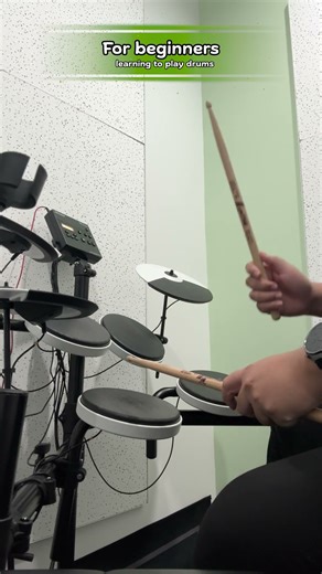 For beginners learning to play drums #shorts #rudiments #drumnotation