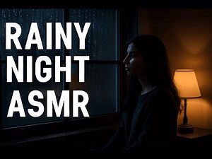 Rainy Night ASMR | Soothing Rain Sounds for Deep Sleep and Relaxation