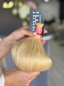 Baby Blond Wavy Human Hair Extensions – Luxury Double Drawn Bulk - Etsy