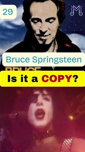 Did Bruce Springsteen Copy His Song? #challenge #music #musicgame #brucespringsteen #sample #kiss