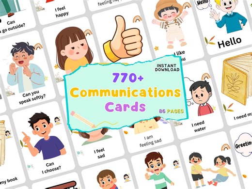 Communication Cards Autism Autism Communication Cards Autism Communication Cards for Adults Communication Flash Cards Kids Autism Autism - Etsy UK