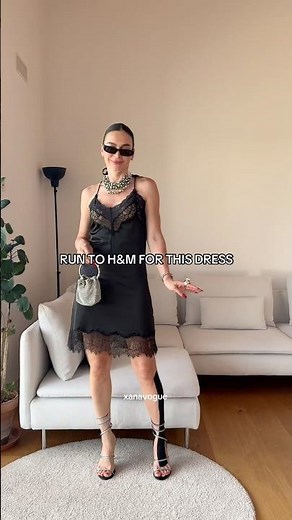 The perfect satin lace slip dress 🖤 #dress #satindress #blackdress #lacedress #outfit #foryou