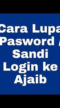 How to Forget Your Password or Login Code on Ajaib Securities‼️How to Create a New Password on Ajaib