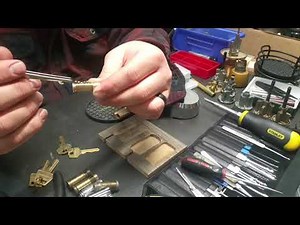 Re-pinning a puck lock and adding a little security. (13)