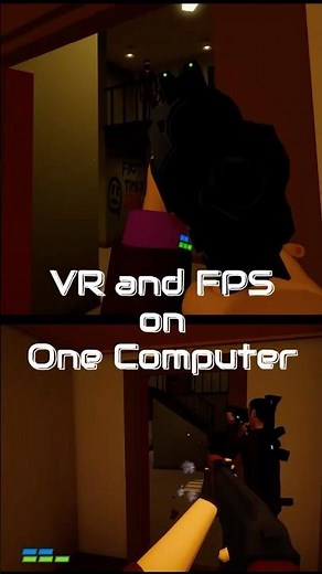 Fast and Low lets VR and Non-VR players play TOGETHER! #fastandlow #coopgaming #virtualreality #vr