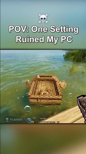 Installed Realistic Shader Mod in Minecraft 💀🔥 #minecraft #shortsvideo