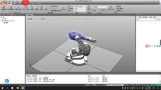 21091203ABB RobotStudio机器人校准调零回机械原点