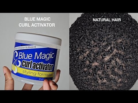 Blue Magic curl activator review on short natural hair