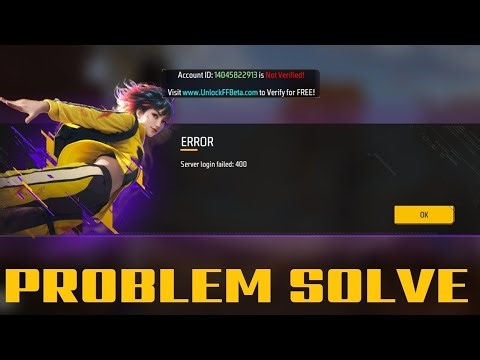 Free Fire Local File JSON Error Fix 💯 #freefire #video