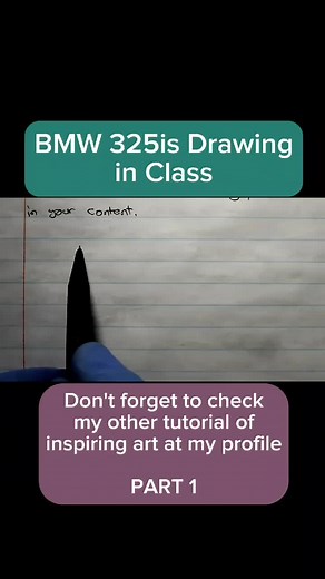 How to Draw a BMW 325i: Step-By-Step Tutorial