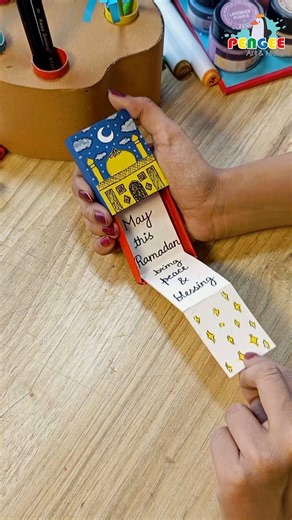 Tiny Matchbox Card for Ramadan 🌙 | 1-Minute DIY 🔥 | Ramadan Greeting Card ✨