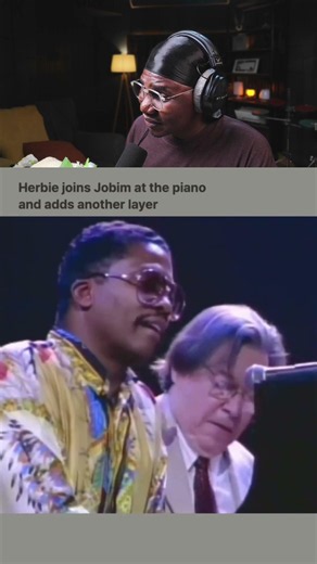 Herbie and Jobim create magic together #jazzlegends #piano
