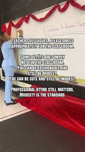 Teacher Colleagues Please Dress Appropriately for the Classroom ✨ 🍎 #teacherlife