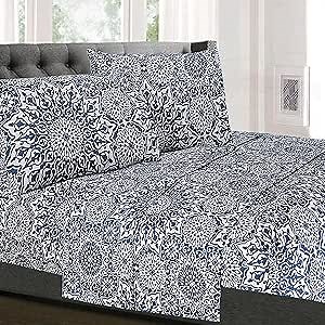 California King Sheet Sets - Breathable Luxury Sheets with Full Elastic & Secure Corner Straps Built In - 1800 Supreme Collection Cal King Deep Pocket Bedding Set, Sheet Set, California King, Oasis