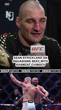 Sean Strickland on SQUASHING BEEF with Khamzat Chimaev at #ufc328 | MMA Fighting