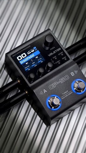 Melody House on Instagram: "The GP-5 proved that compact can be mighty. 𝗛𝗲𝗿𝗲 𝗰𝗼𝗺𝗲𝘀 𝘁𝗵𝗲 𝗚𝗣-𝟱𝟬, loaded with a 1450 mAh rechargeable battery, a larger 1.77-inch full color screen, a brand new user interface, more knobs and footswitches, and an expanded set of connections! If you liked the GP-5, you will LOVE the GP-50! #melodyhouse #musicstore #valeton #audiointerface #gp5