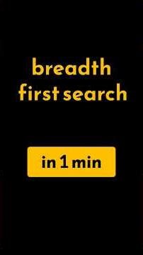 Breadth First Search Trees Traversal (BFS) in 1 min | #geekific #bfs #in1min