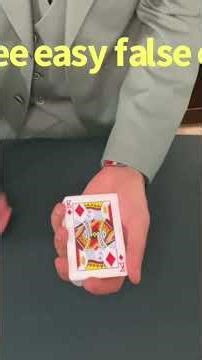 False cut tutorial #magician #magic #cardtrick #shorts