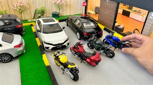 The Most Eye-Catching Diecast Model Motorcycle and Car Collection