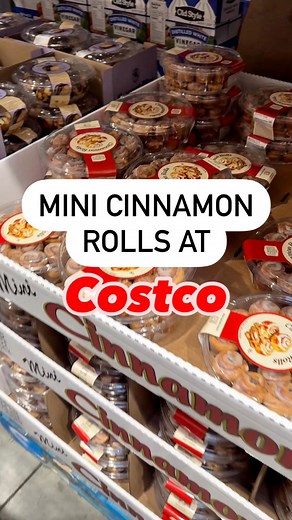 Mini cinnamon rolls are here at Costco! 🍥 These bite-sized treats are perfect for sharing (or not!).📍Chicago, IL#costco #costcofinds #cinnamonrolls #bakery #desserts #breakfast | Discovering Costco