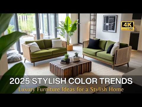 2025 Aesthetic Color Trends for High-End Interiors: Luxury Furniture Ideas for a Stylish Home