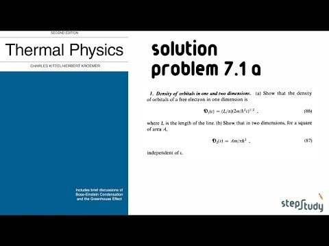 Problem 7.1 a) Kittel's Thermal Physics