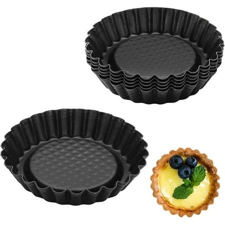 Sweet Tart Shells, Nonstick Quiche Pan With Heavy Duty Carbon Steel Construction For Professional Baking, Removable Bottom For Hassle-Free Demolding, Mini Tart Pans Perfect Size For Little Treats - Walmart.ca