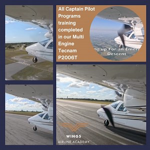 Join our full time Captain Pilot Program which allows you to do all of your training in a Multi-Engine Advanced Aircraft (TAA). On completion of the Captain Program you will graduate with a FAA Part 141 Commercial Pilot Licence with Instrument Privileges. Why not start your journey today at Wings Airline Academy click on the link below: https://i.mtr.cool/mhwxrlsoac #PilotTraining #studentpilot #studentflight #faa #atpl #LearnToFly #Sky #flightschool #Florida #AviationCareer #pilotsinsearchoffli