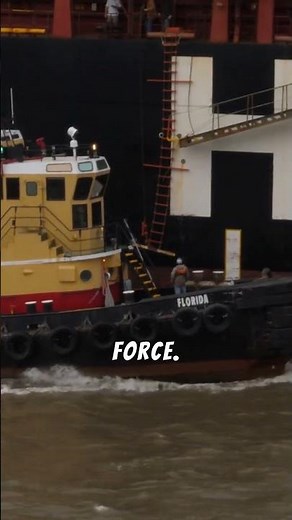 The World's Most Powerful Tugs: Guiding Giants #tugboats #tuglife #towing #maritimehistory