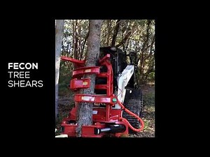 Fecon Tree Shears for Excavators, Skid Steers, Positracks, Bobcats - Fecon Australia