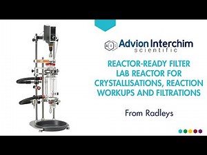 Radleys - Reactor-Ready Filter Lab Reactor for crystallisations, reaction workups and filtrations