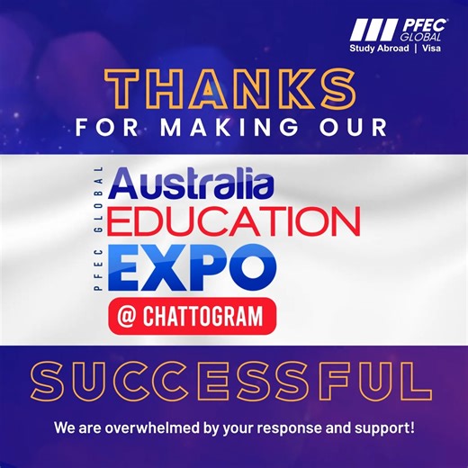 𝐓𝐡𝐚𝐧𝐤𝐬 𝐟𝐨𝐫 𝐦𝐚𝐤𝐢𝐧𝐠 𝐨𝐮𝐫 𝐏𝐅𝐄𝐂 𝐆𝐥𝐨𝐛𝐚𝐥 𝐀𝐮𝐬𝐭𝐫𝐚𝐥𝐢𝐚 𝐄𝐝𝐮𝐜𝐚𝐭𝐢𝐨𝐧 𝐄𝐱𝐩𝐨 𝟐𝟎𝟐𝟔 @𝐂𝐡𝐚𝐭𝐭𝐨𝐠𝐫𝐚𝐦 𝐬𝐮𝐜𝐜𝐞𝐬𝐬𝐟𝐮𝐥! Grateful for the overwhelming response. Thank you to everyone who joined us. ✍️ Our Story of Success - PFEC Global 🏆 Award-Winning Education Agent ⏳ Over 19 years of Industry Experience 🎓 Authorized Representative for more than 550 education providers globally 🎯 350 team Globally 🆓 Free Admission Services 💎 High Visa Grant rate Vis